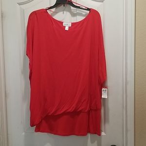 Red blouse